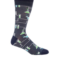 Calcetin Algodón Hombre C Chemical Azul Hush Puppies