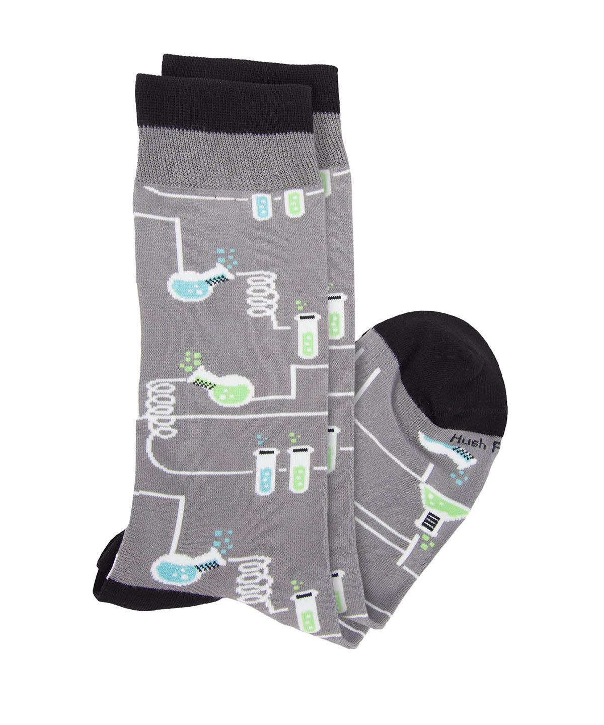 Calcetin Algodón Hombre C Chemical Gris Hush Puppies