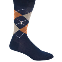 Calcetin Algodón Hombre D Rombos Azul Hush Puppies