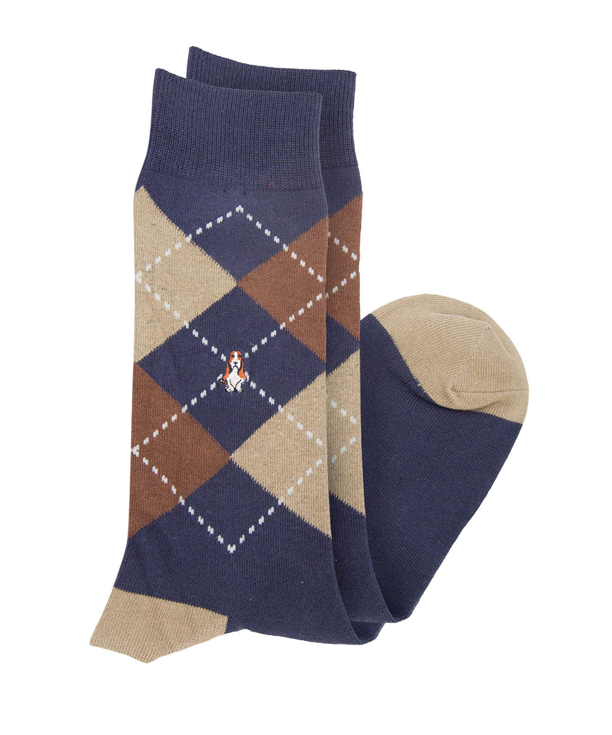 Calcetin Algodón Hombre C Diamond Azul Hush Puppies