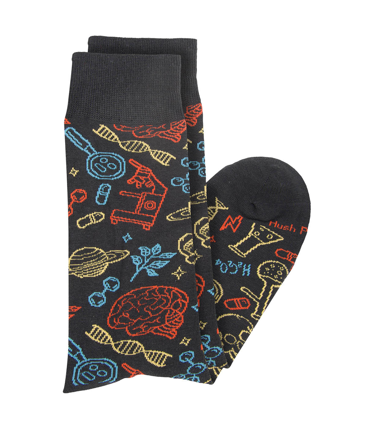 Calcetin Algodón Hombre C Science Gris Hush Puppies