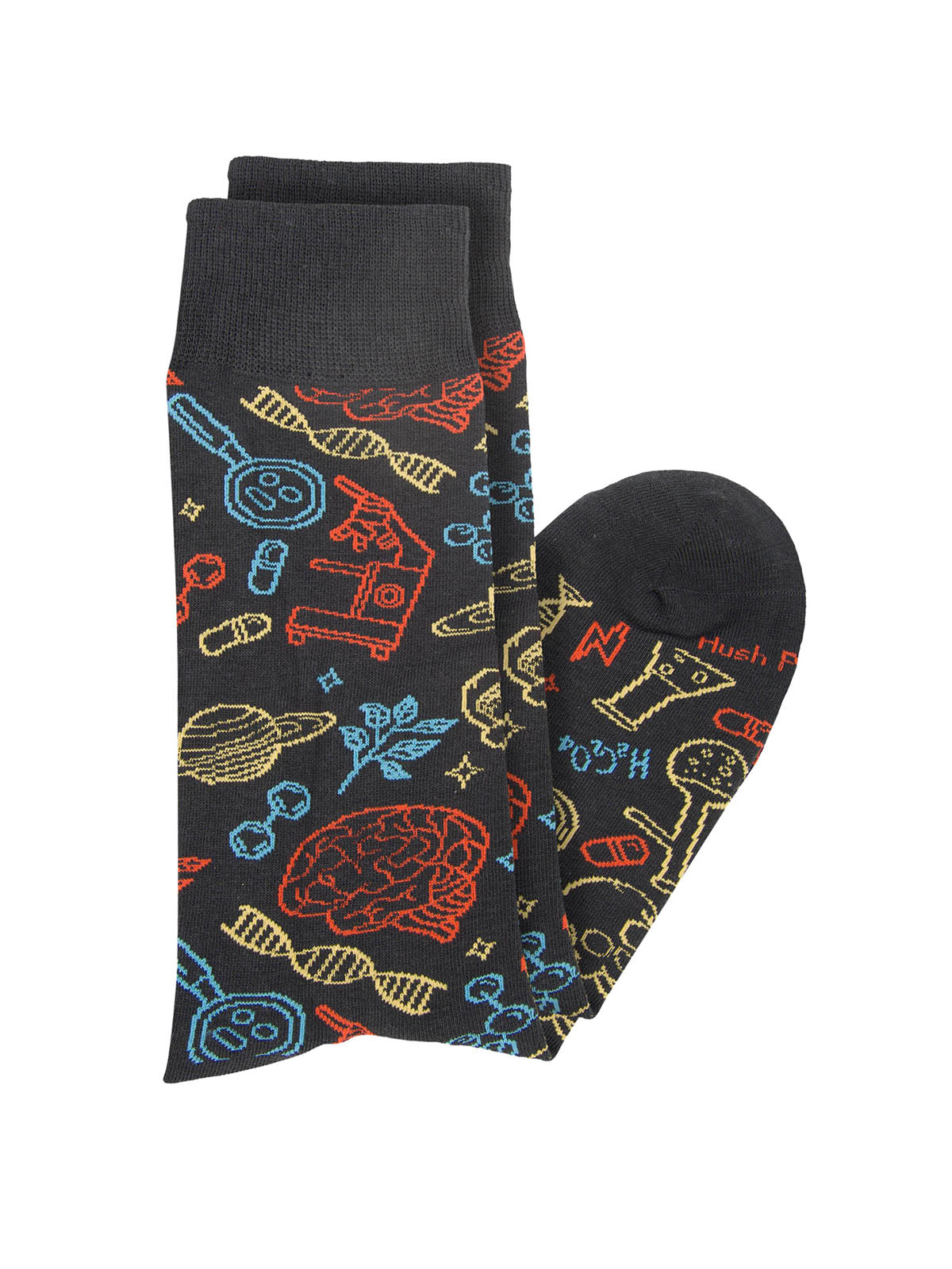 Calcetin Algodón Hombre C Science Gris Hush Puppies