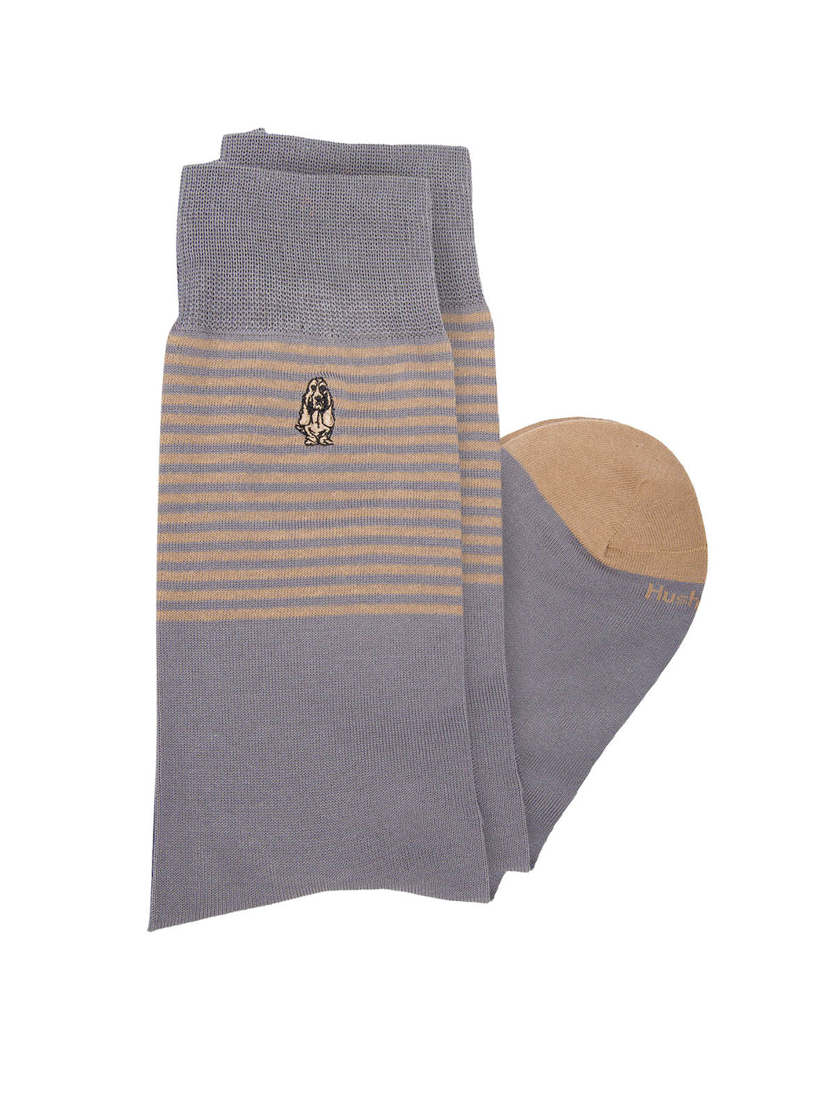 Calcetin Algodón Hombre D Dog Line Gris Hush Puppies