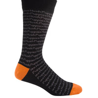 Calcetin Algodón Hombre C Cuff Hprepeat Negro Hush Puppies