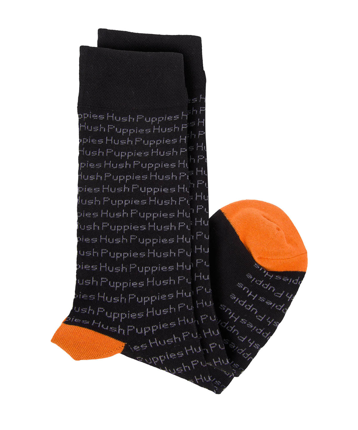 Calcetin Algodón Hombre C Cuff Hprepeat Negro Hush Puppies