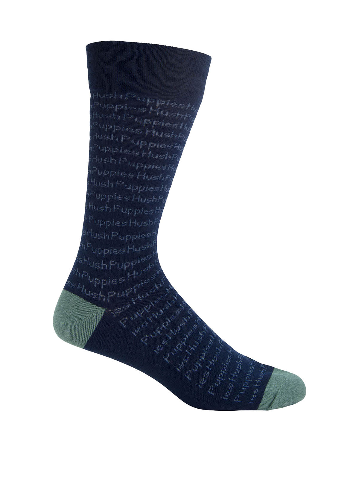Calcetin Algodón Hombre C Cuff Hprepeat Azul Hush Puppies
