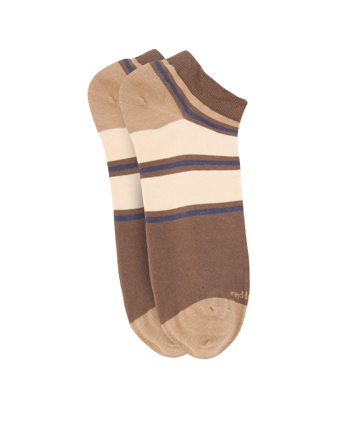 Calcetin Algodón Hombre Ped Rayas Café Hush Puppies