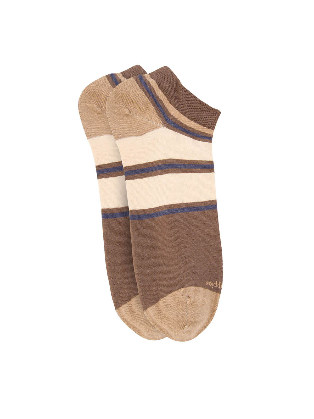 Calcetin Algodón Hombre Ped Rayas Café Hush Puppies