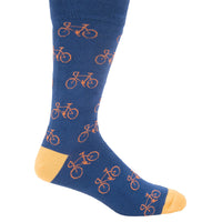 Calcetin Algodón Hombre C Cuff Pedal Azul Hush Puppies