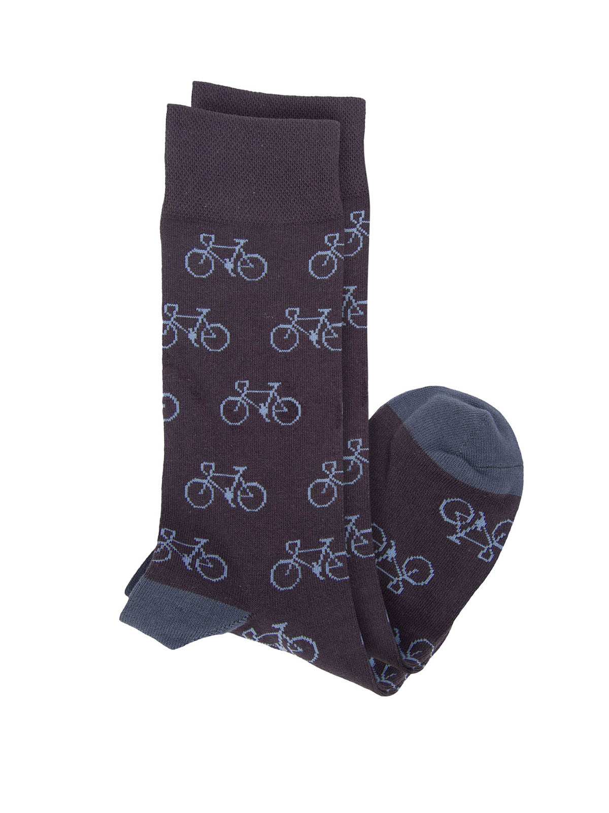 Calcetin Algodón Hombre C Cuff Pedal Gris Hush Puppies