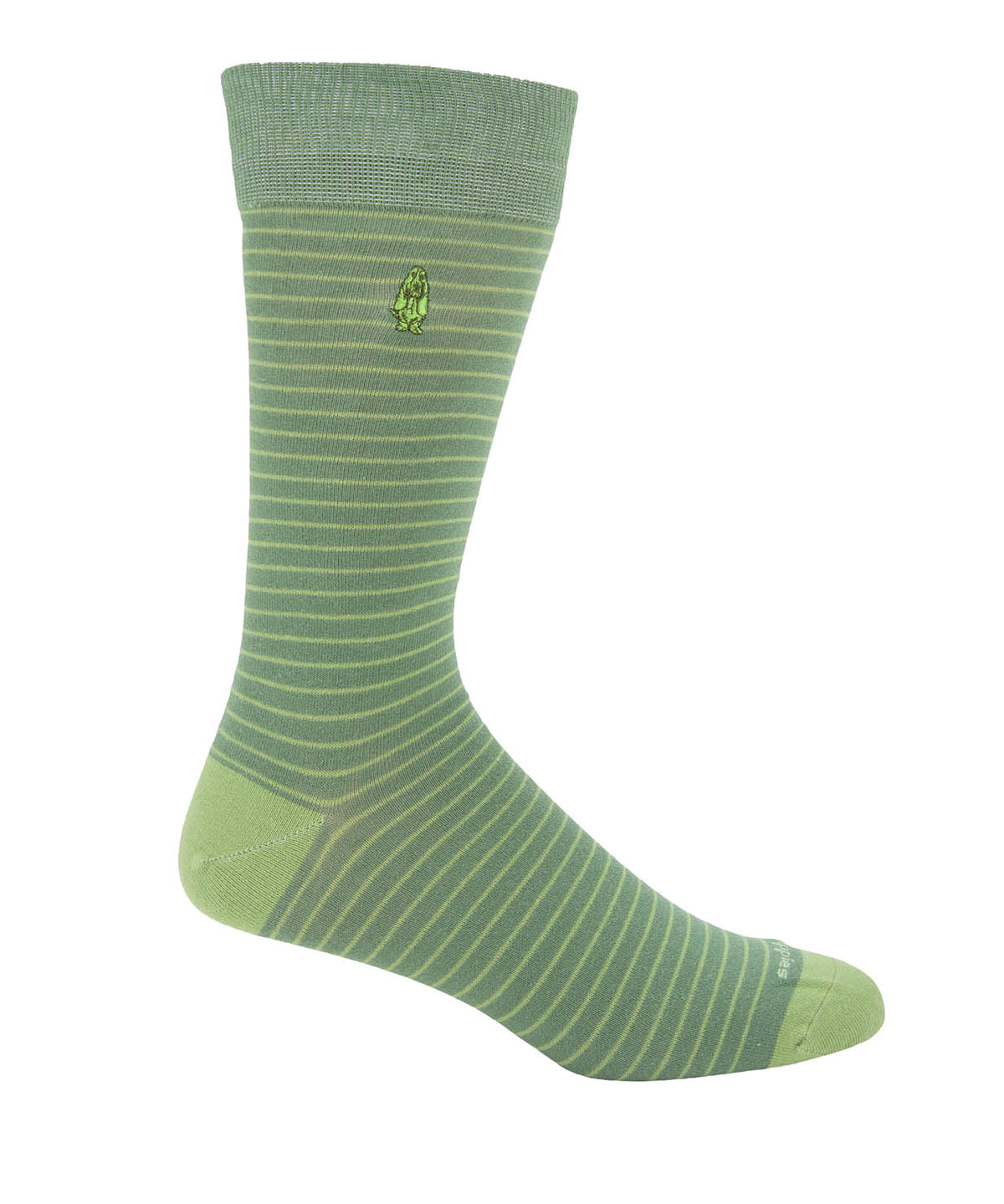 Calcetin Algodón Hombre C Multistripe Verde Hush Puppies
