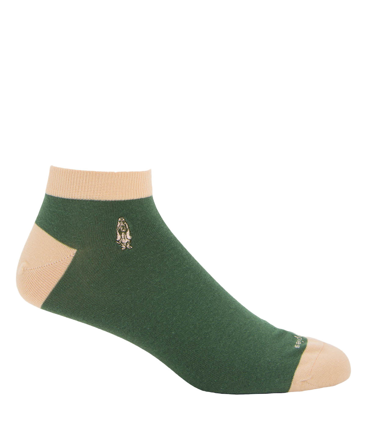 Calcetin Algodón Hombre Ped Plain Dog Verde Hush Puppies