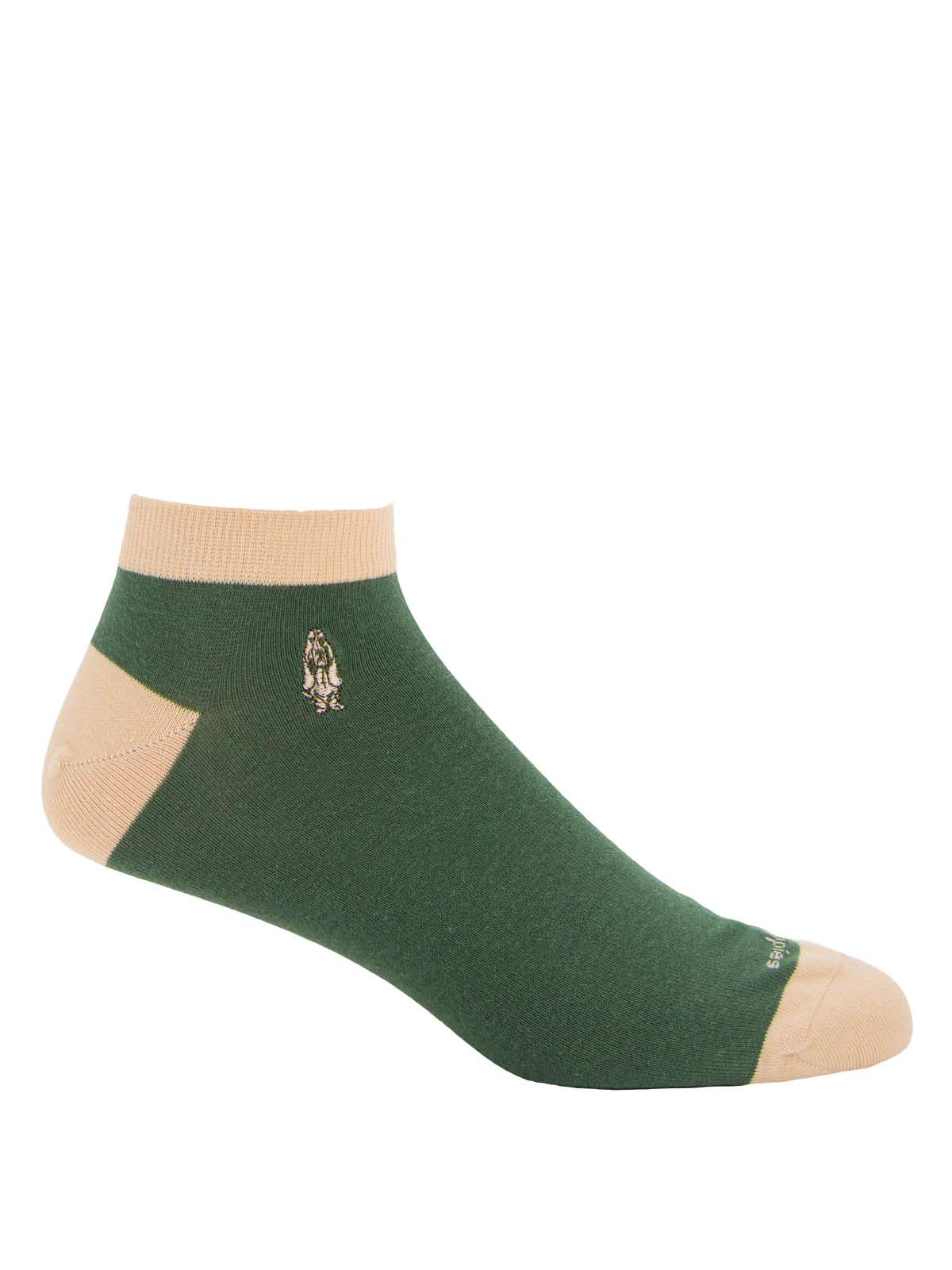 Calcetin Algodón Hombre Ped Plain Dog Verde Hush Puppies