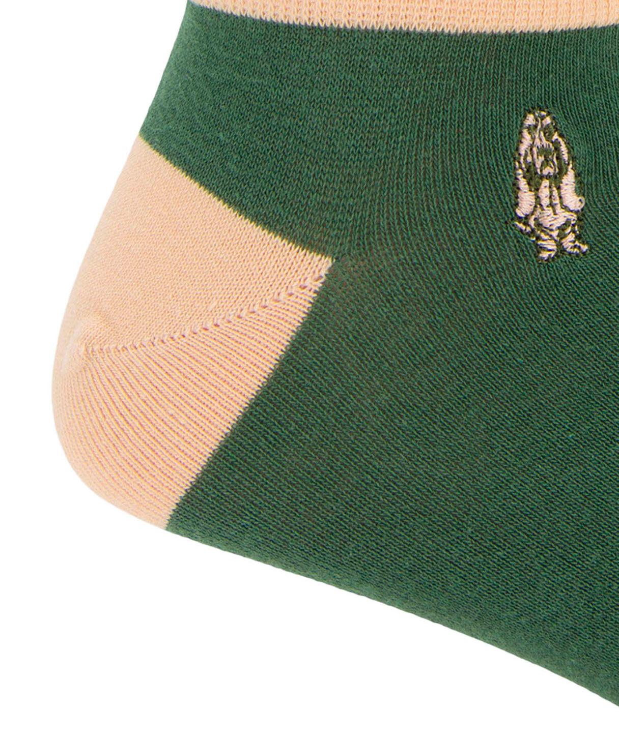 Calcetin Algodón Hombre Ped Plain Dog Verde Hush Puppies