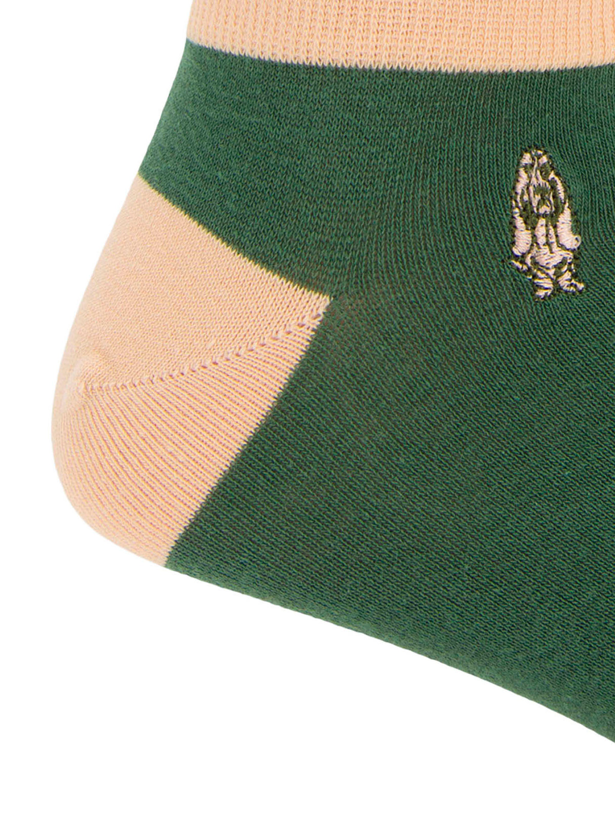 Calcetin Algodón Hombre Ped Plain Dog Verde Hush Puppies