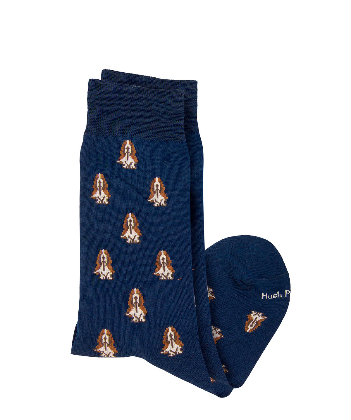 Calcetin Algodón Hombre D Basset Azul Hush Puppies