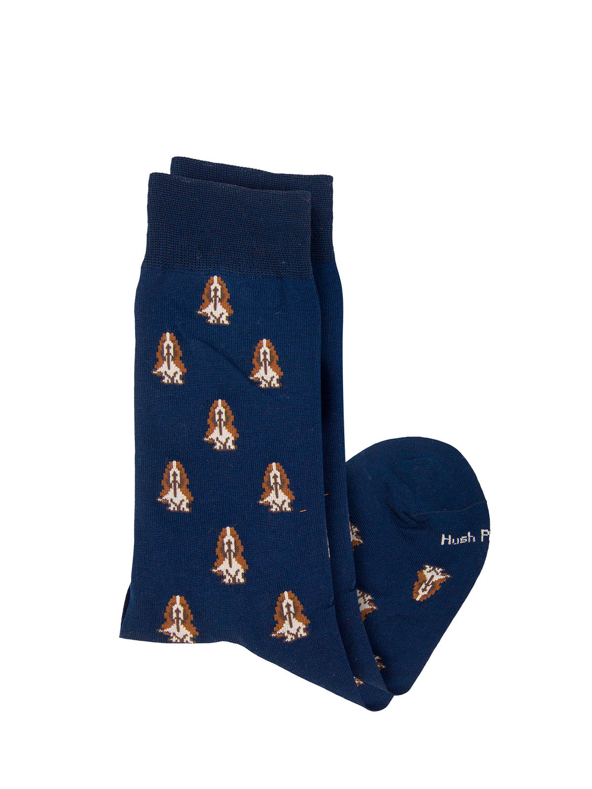 Calcetin Algodón Hombre D Basset Azul Hush Puppies