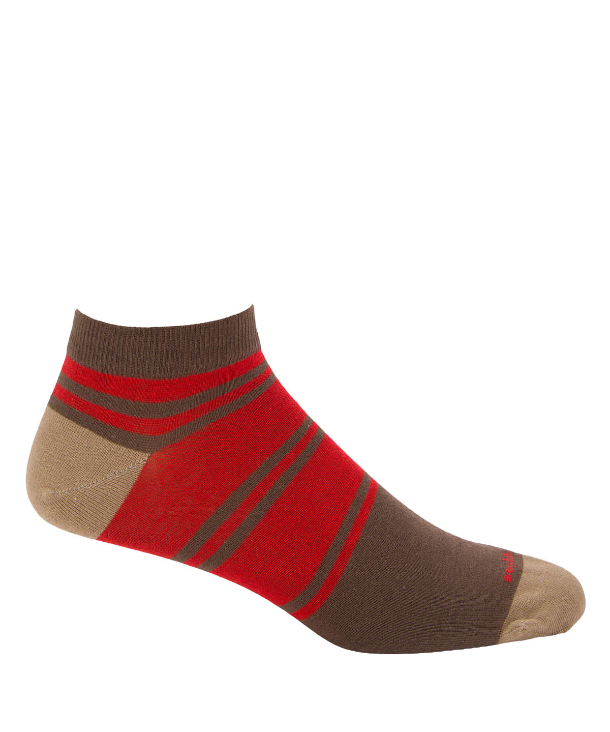 Calcetin Algodón Hombre Ped Multiline Café Hush Puppies