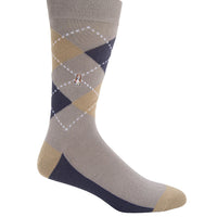 Calcetin Algodón Hombre C Rombos Gris Hush Puppies