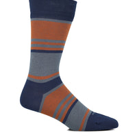 Calcetin Algodón Hombre D Stripes Azul Hush Puppies