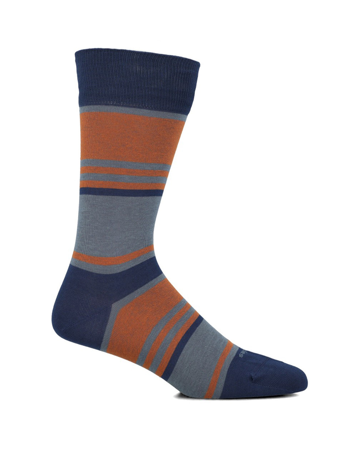 Calcetin Algodón Hombre D Stripes Azul Hush Puppies