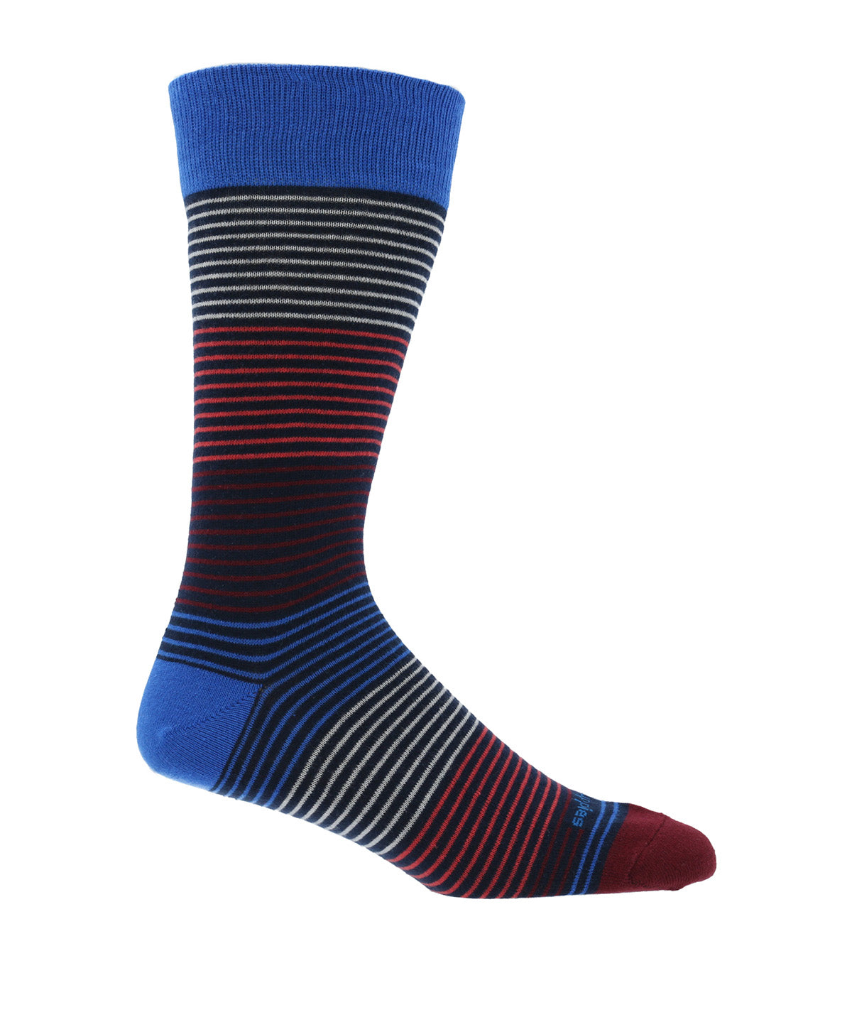 Calcetin Algodón Hombre C Fineline Azul  Hush Puppies