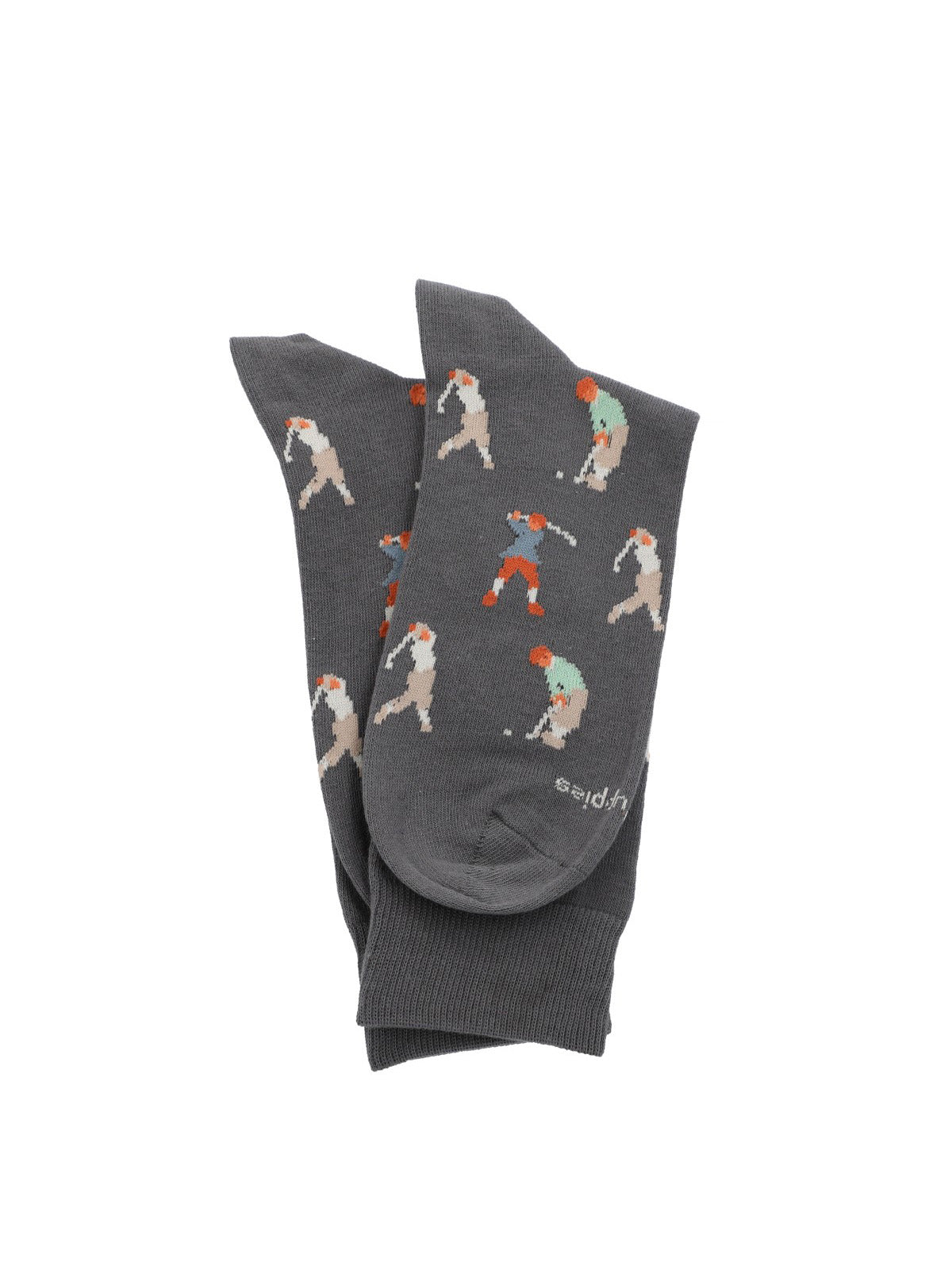 Calcetin Algodón Hombre C Golfer Gris Hush Puppies