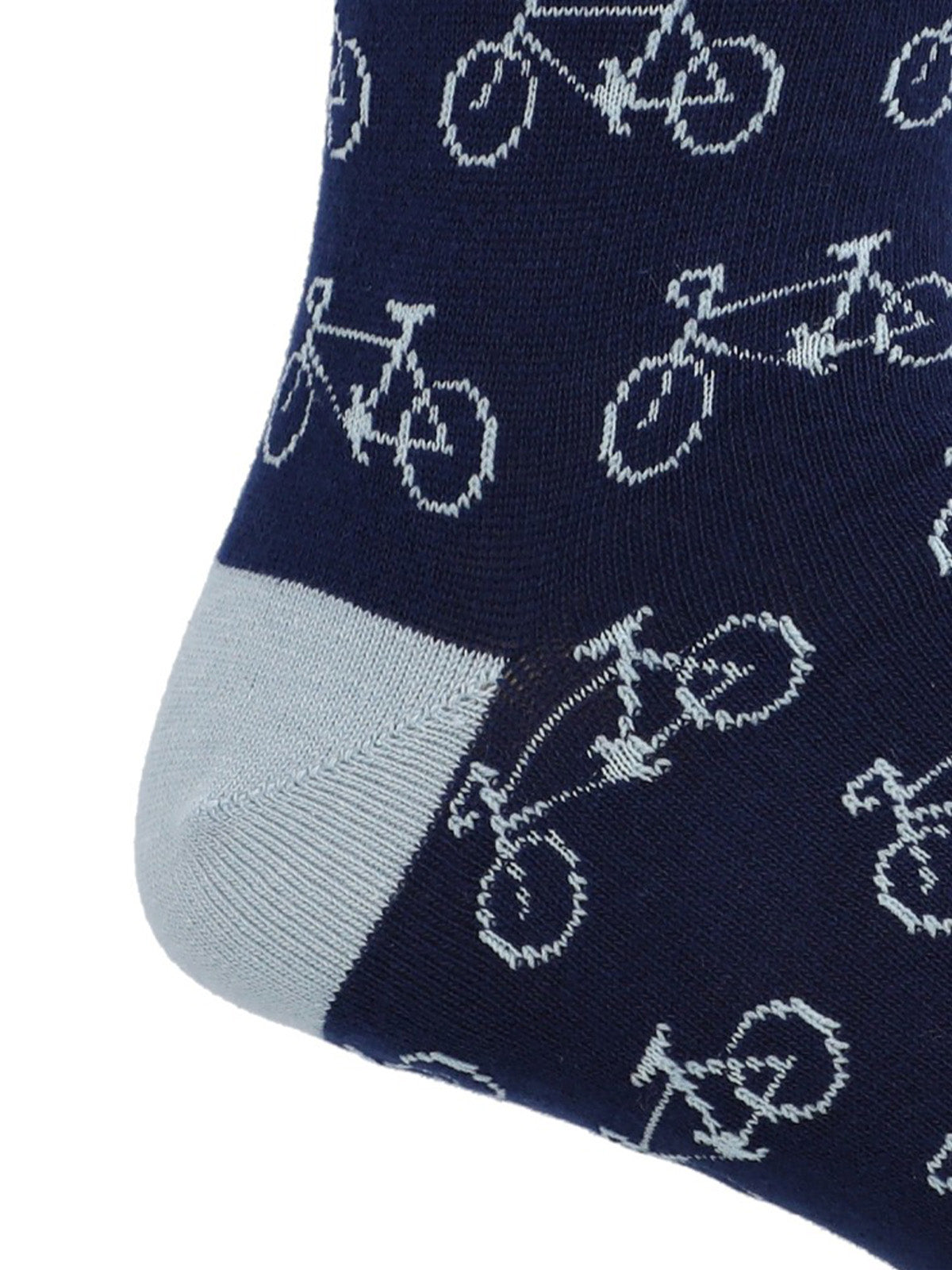 Calcetin Algodón Hombre C Cuff Bike Azul Hush Puppies