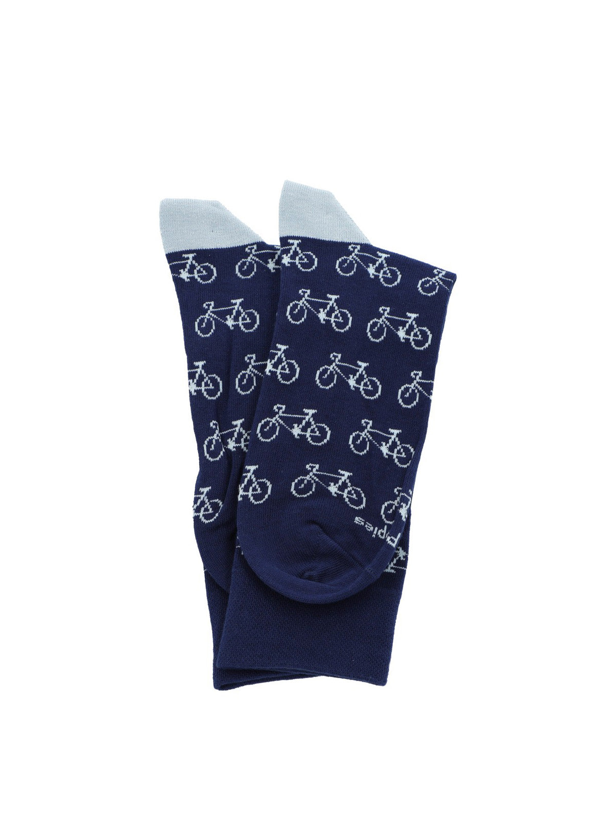 Calcetin Algodón Hombre C Cuff Bike Azul Hush Puppies