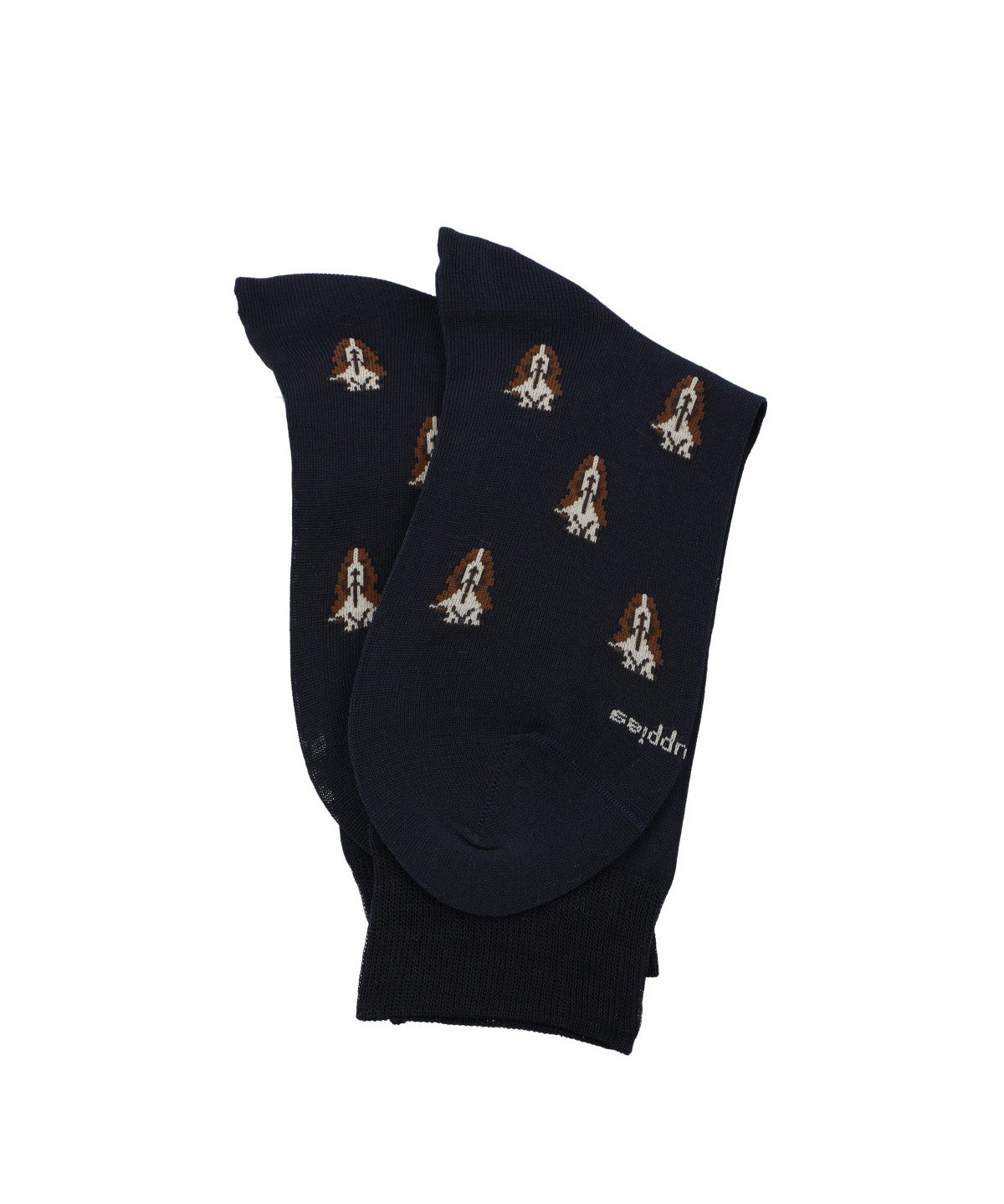 Calcetin Algodón Hombre D Basset Logo Azul Hush Puppies