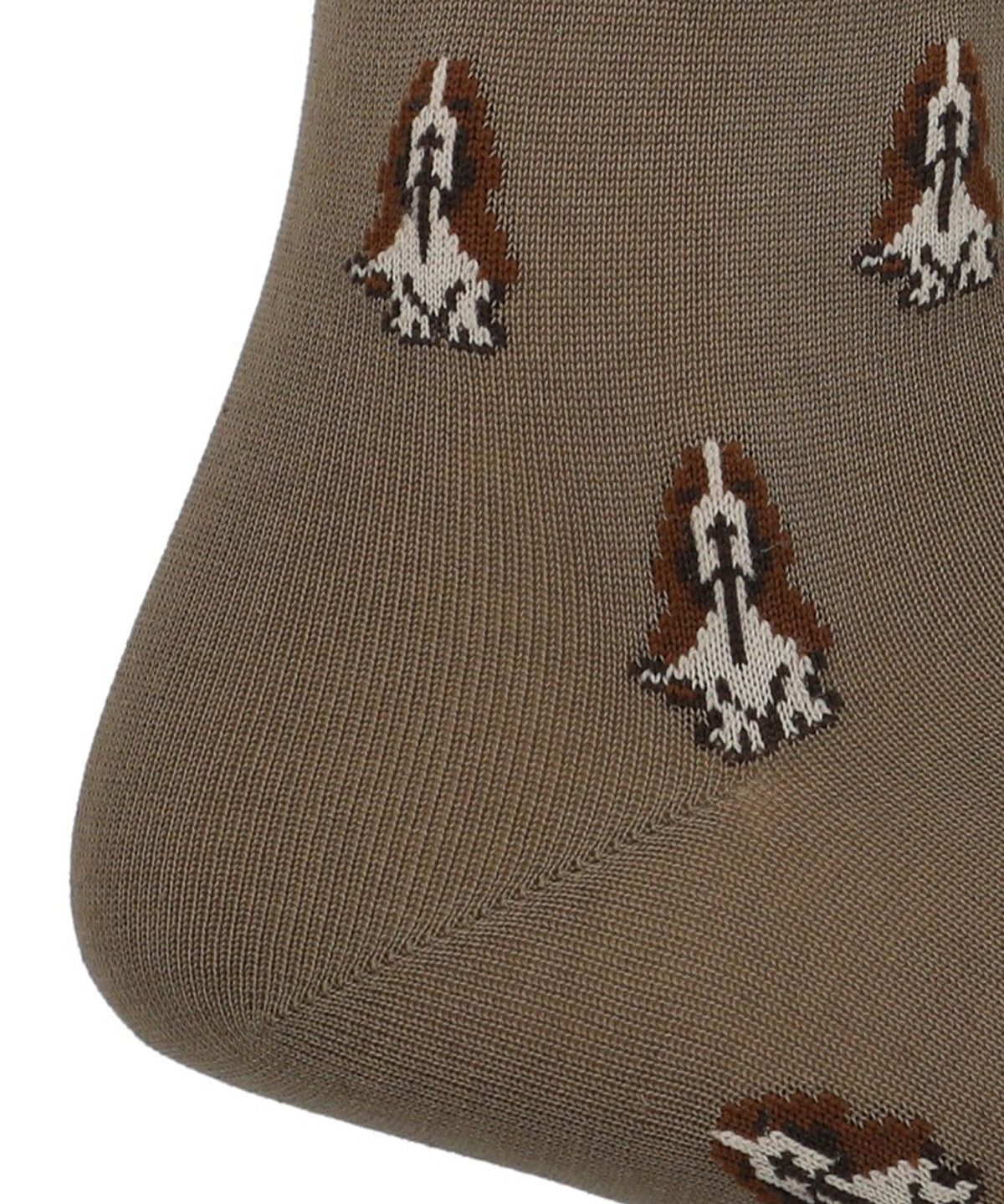 Calcetin Algodón Hombre D Basset Logo Café Hush Puppies