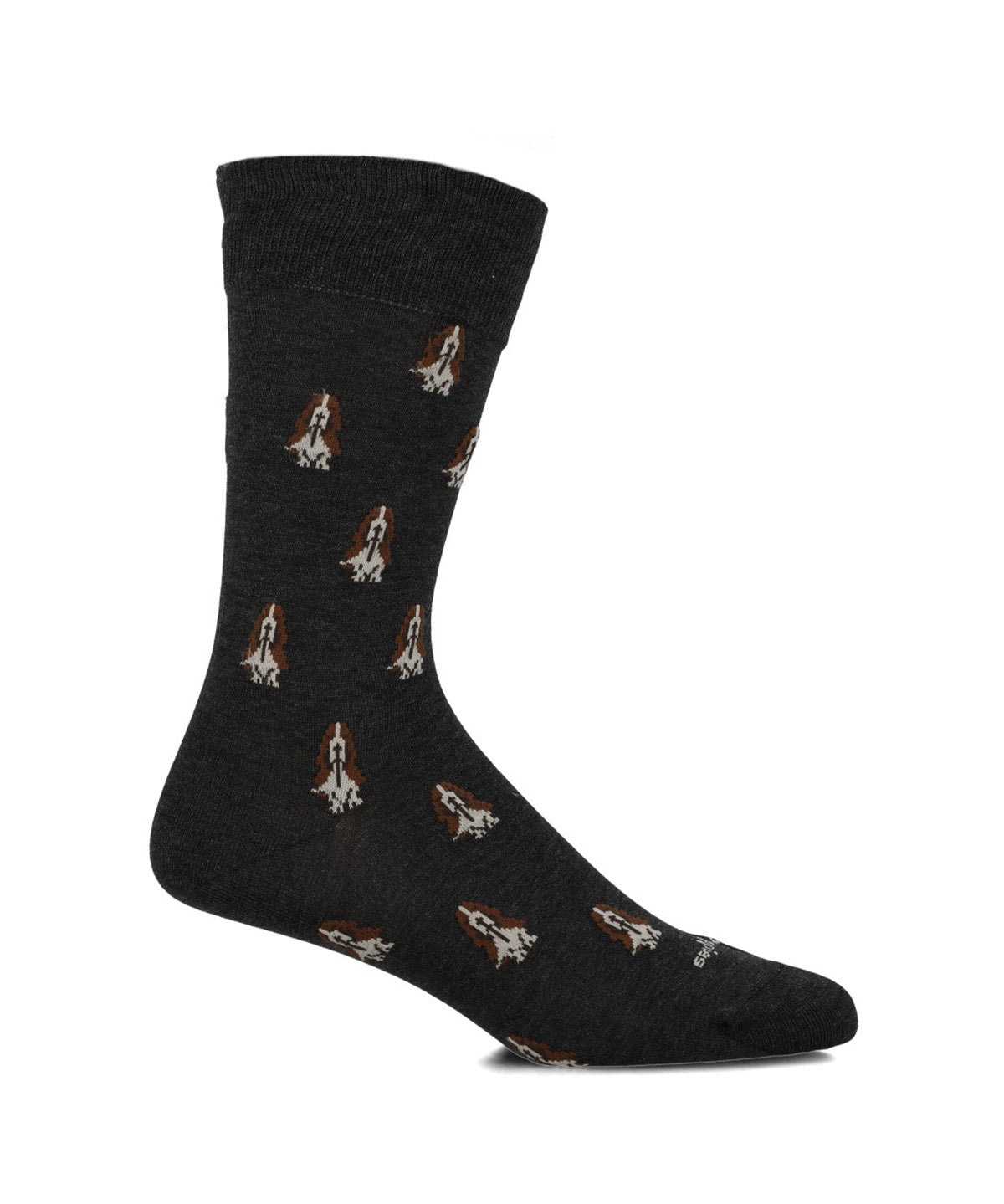 Calcetin Algodón Hombre D Basset Logo Gris Hush Puppies