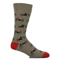 Calcetin Algodón Hombre C Cuff Moto Verde Hush Puppies