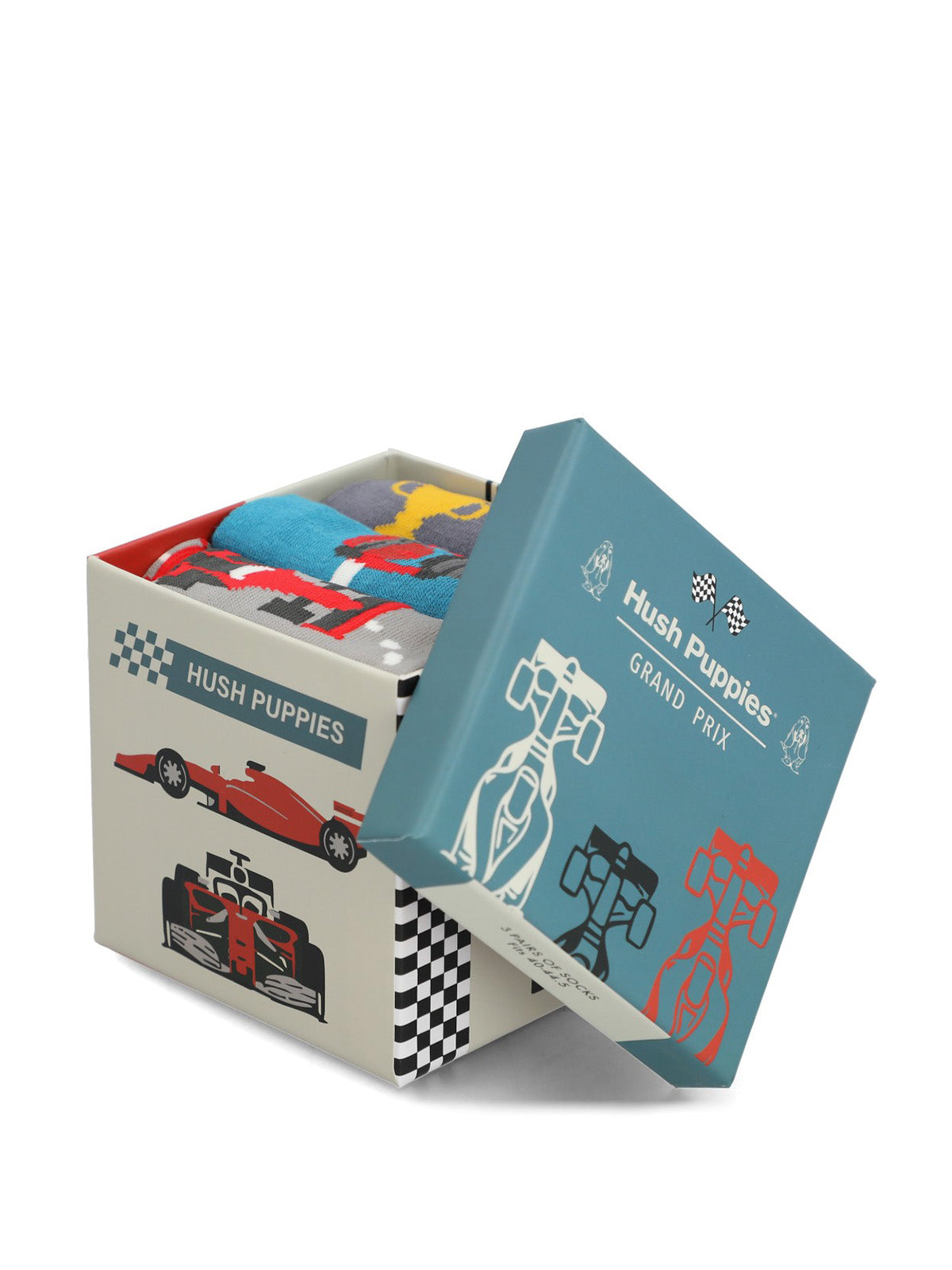 Calcetin Algodón Hombre Pack Gift Cars Hush Puppies