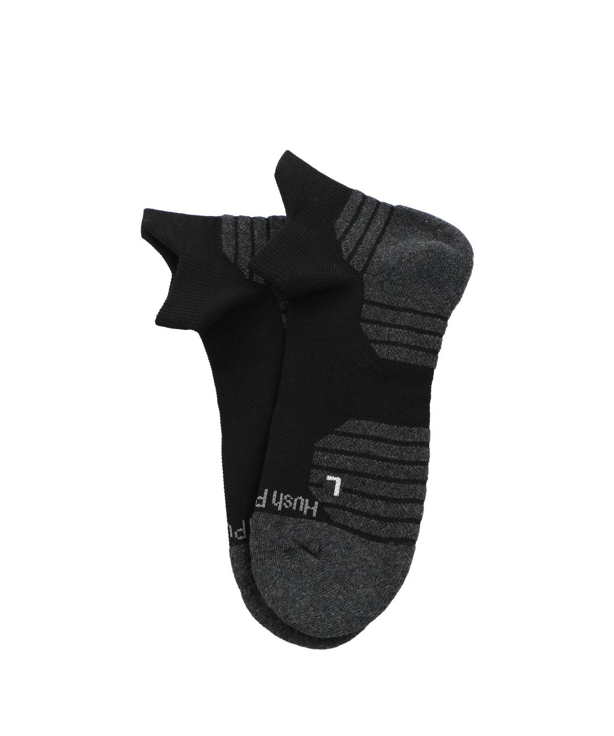 Calcetin Algodón Hombre Ped Stripe Negro Hush Puppies