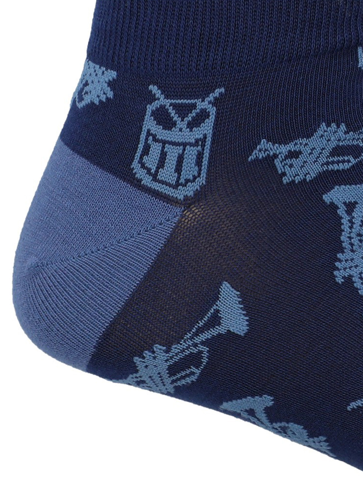Calcetin Algodón Hombre Ped Music Azul Hush Puppies