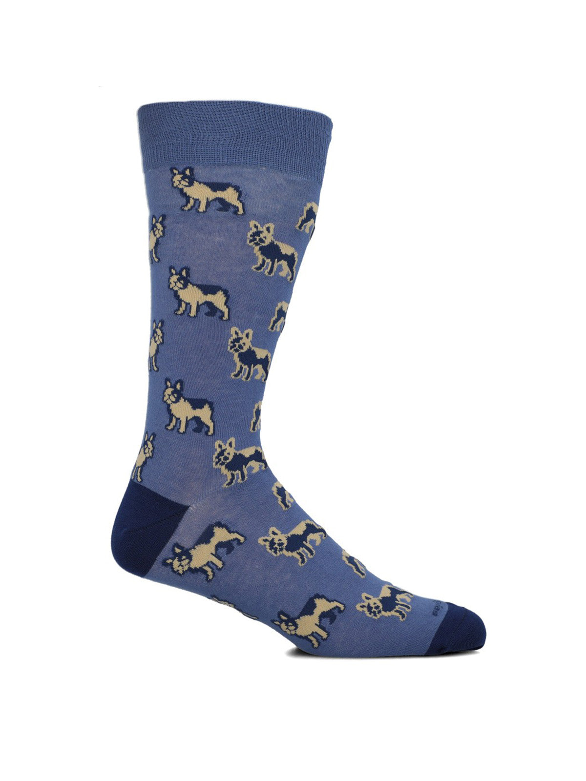 Calcetin Algodón Hombre C Pug Azul Hush Puppies