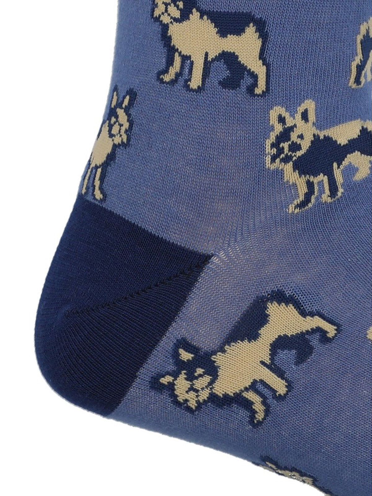 Calcetin Algodón Hombre C Pug Azul Hush Puppies