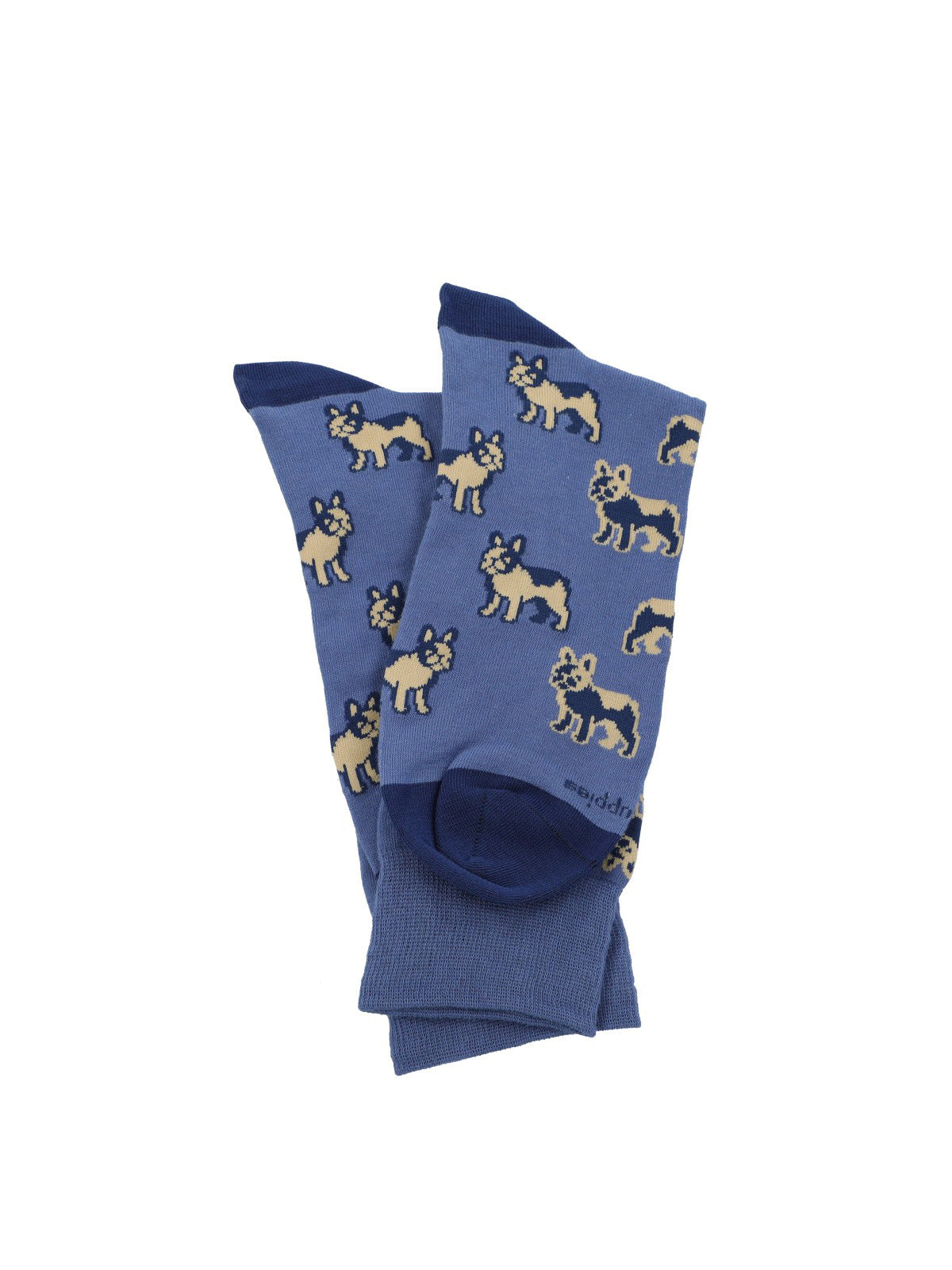 Calcetin Algodón Hombre C Pug Azul Hush Puppies