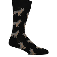 Calcetin Algodón Hombre C Pastor Negro Hush Puppies