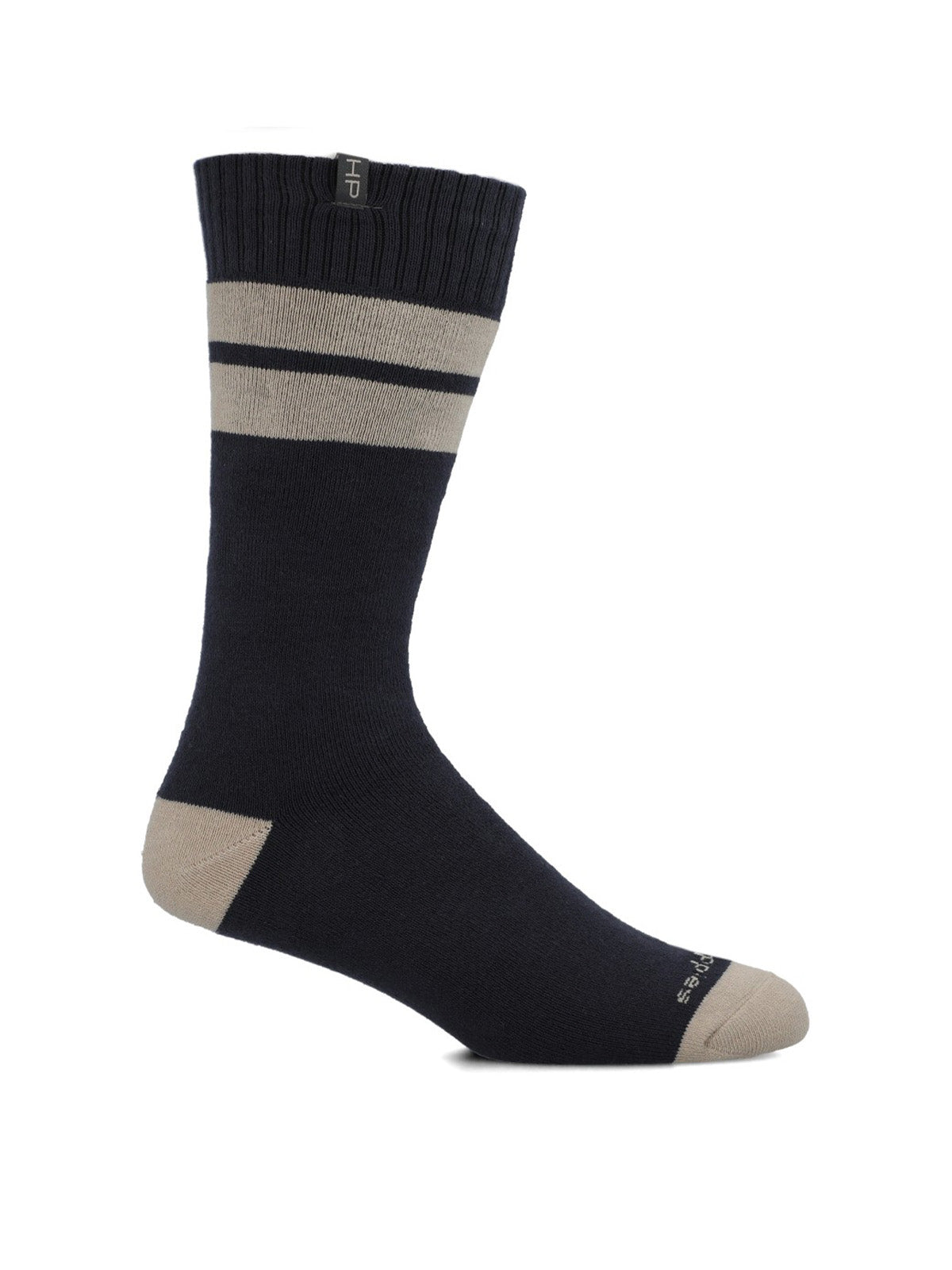 Calcetin Algodón Hombre Heavy Stripe Azul Hush Puppies