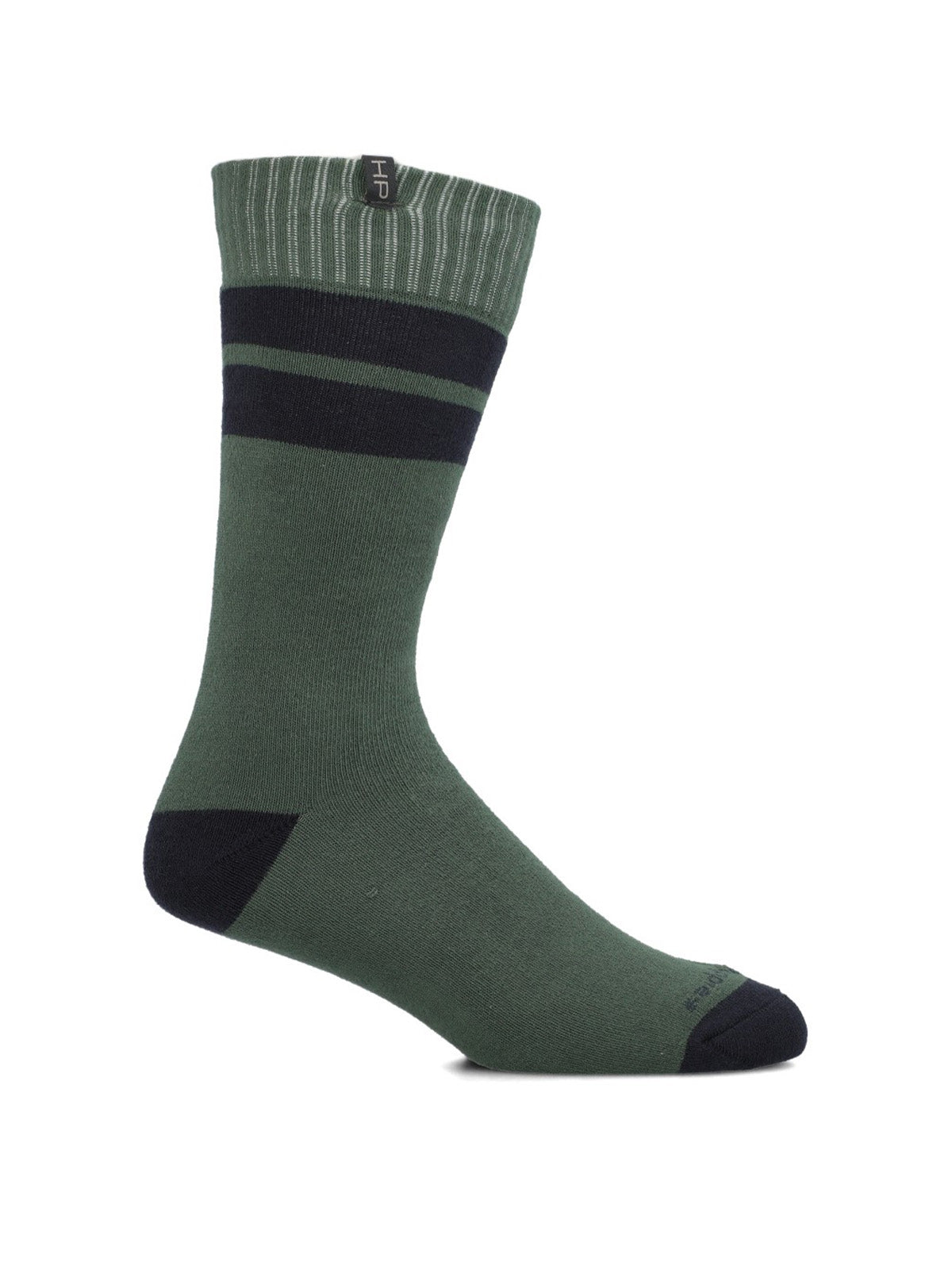 Calcetin Algodón Hombre Heavy Stripe Verde Hush Puppies