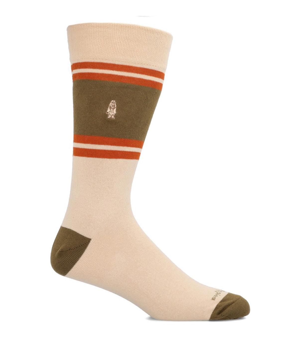 Calcetin Hombre Cuff Dogblock Beige Hush Puppies