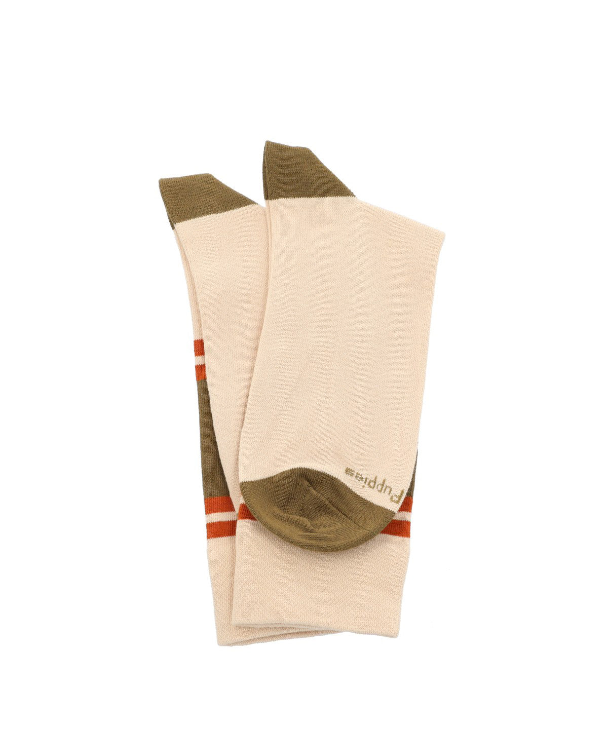 Calcetin Hombre Cuff Dogblock Beige Hush Puppies