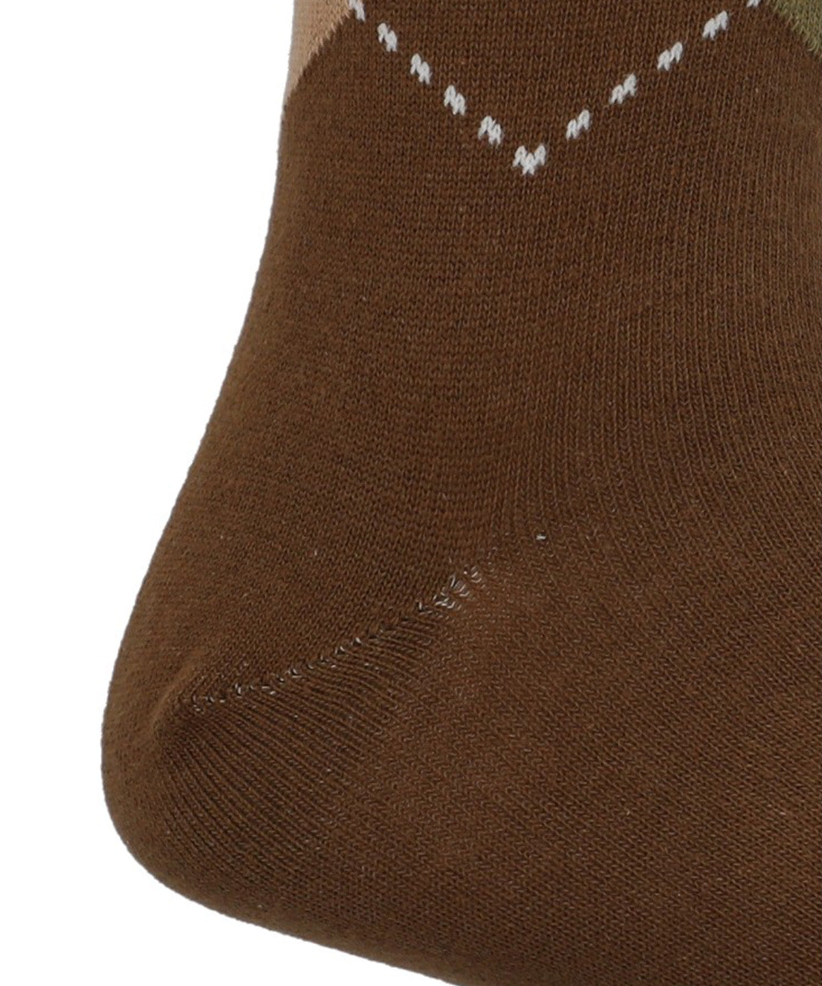 Calcetin Algodón Hombre C Cuff Argyle Café Hush Puppies