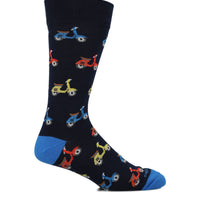 Calcetin Algodón Hombre C Cuff Vespa Azul Hush Puppies