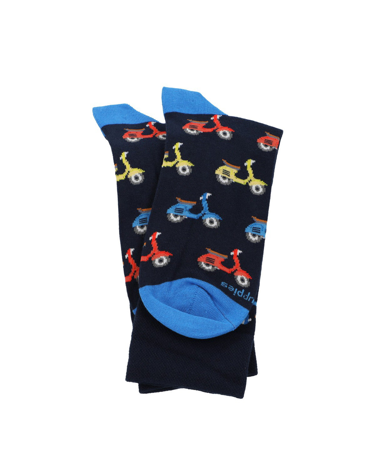 Calcetin Algodón Hombre C Cuff Vespa Azul Hush Puppies