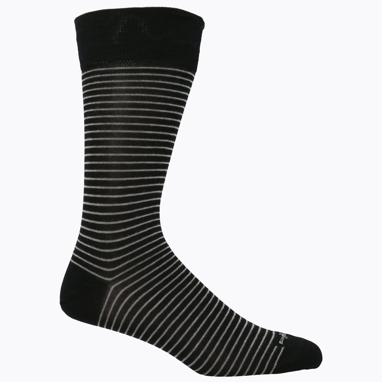 Calcetin Algodón Hombre D Stripes Negro Hush Puppies