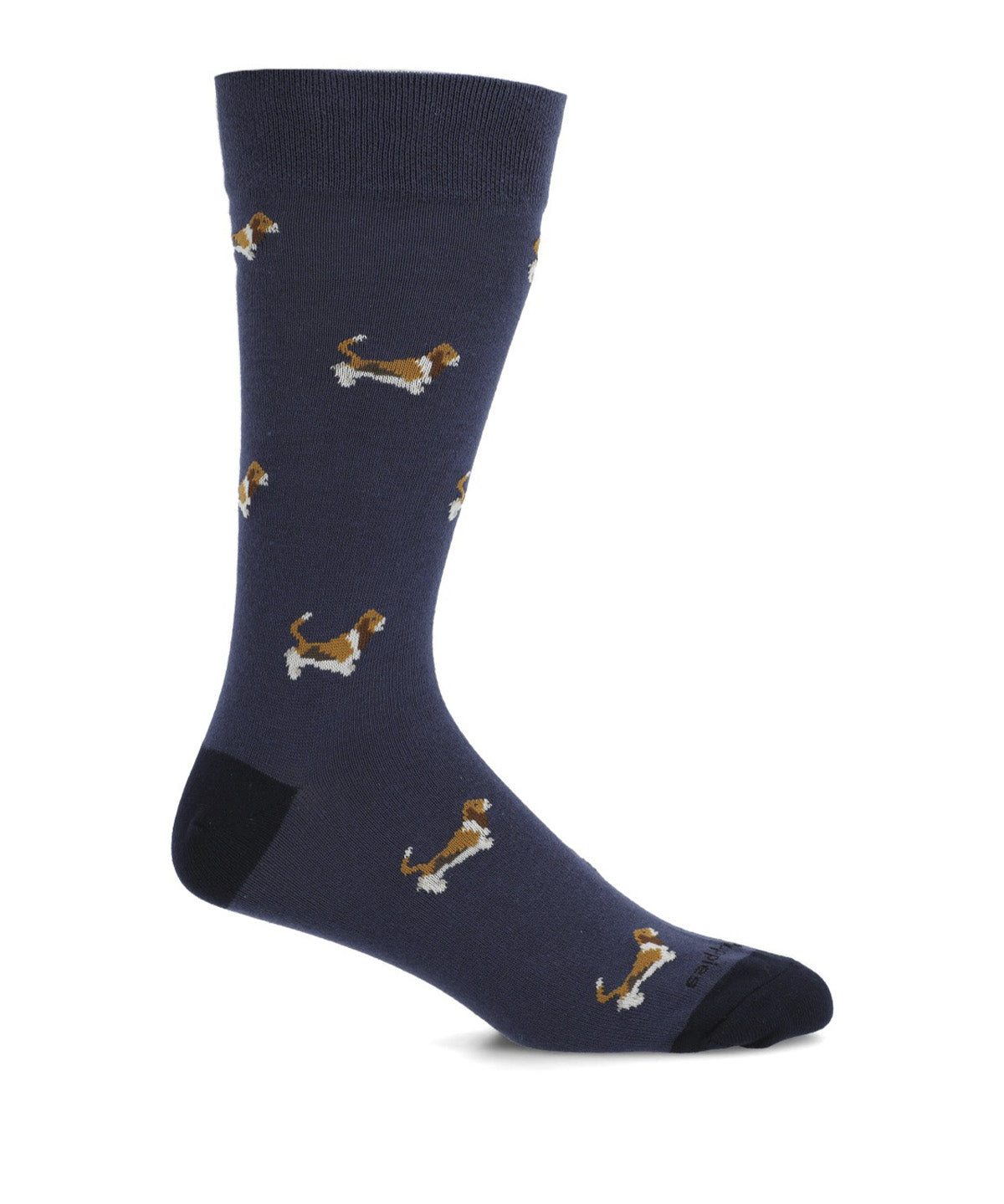 Calcetin Algodón Hombre C Cuff Basset Gris Hush Puppies
