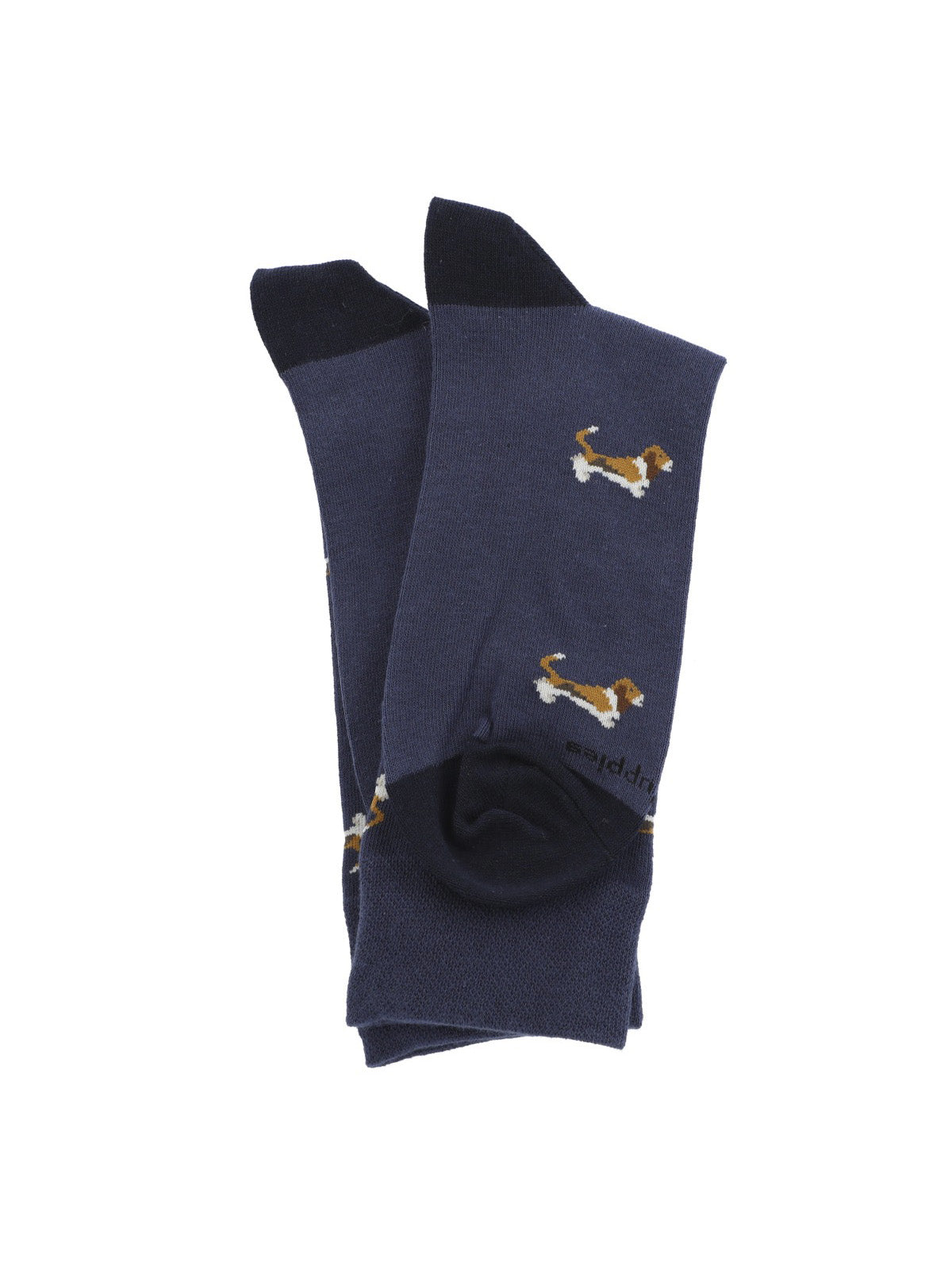 Calcetin Algodón Hombre C Cuff Basset Gris Hush Puppies